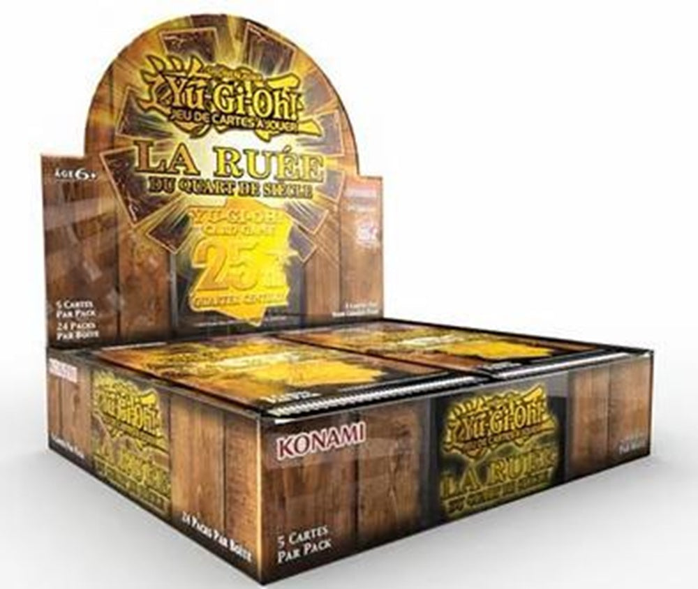 YU-GI-OH ! TCG – Boîte de 24 Boosters : La Ruée du Quart de Siècle