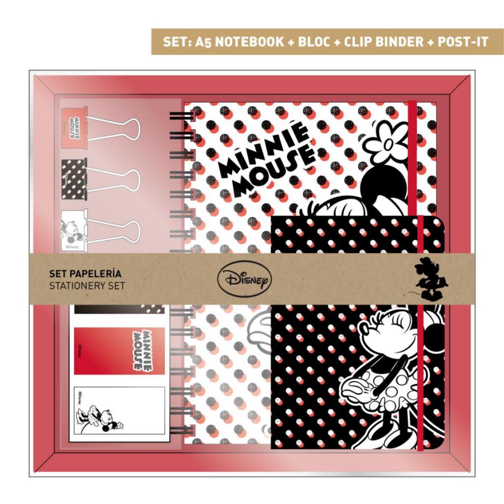 Disney – Ensemble Papeterie Minnie | Kit École & Bureau