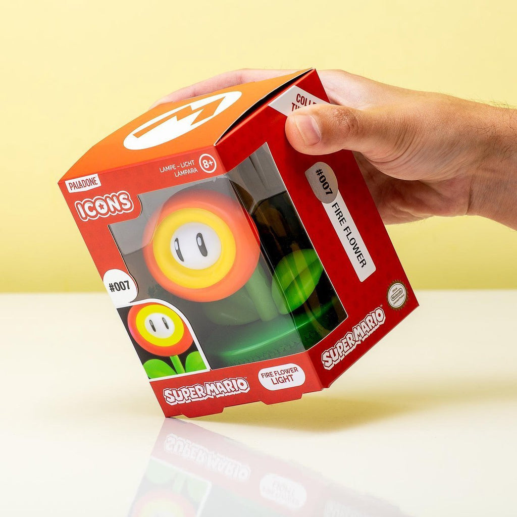 Lampe Super Mario Fleur de Feu – Icon Light 10cm