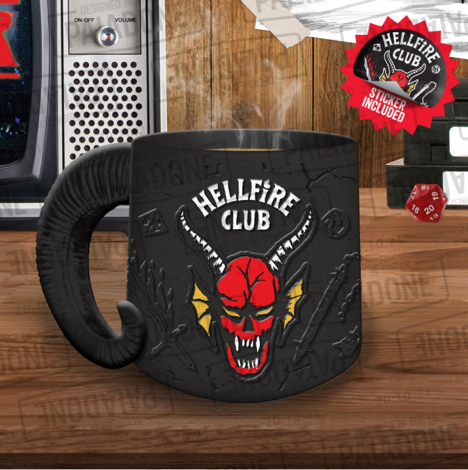 STRANGER THINGS – Mug Hellfire Club 400ml