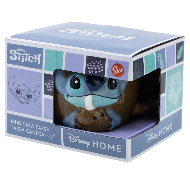 Disney – Mug 3D Stitch Noix de Coco 414ml