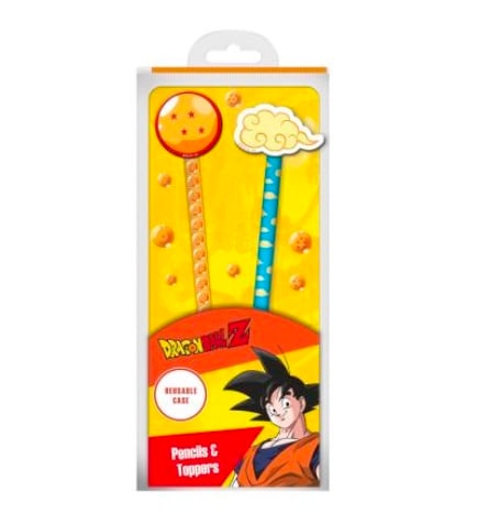DRAGON BALL Z – Set de 2 Crayons avec Toppers