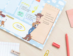 TOY STORY – Planificateur Hebdomadaire A4 – Bloc-Note 54 pages