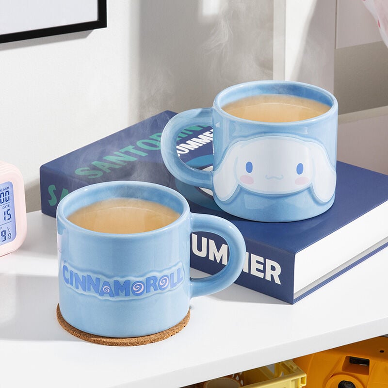 Sanrio – Mug Cinnamoroll Gravé 400ml  Tasse kawaii officielle Hello Kitty & Friends