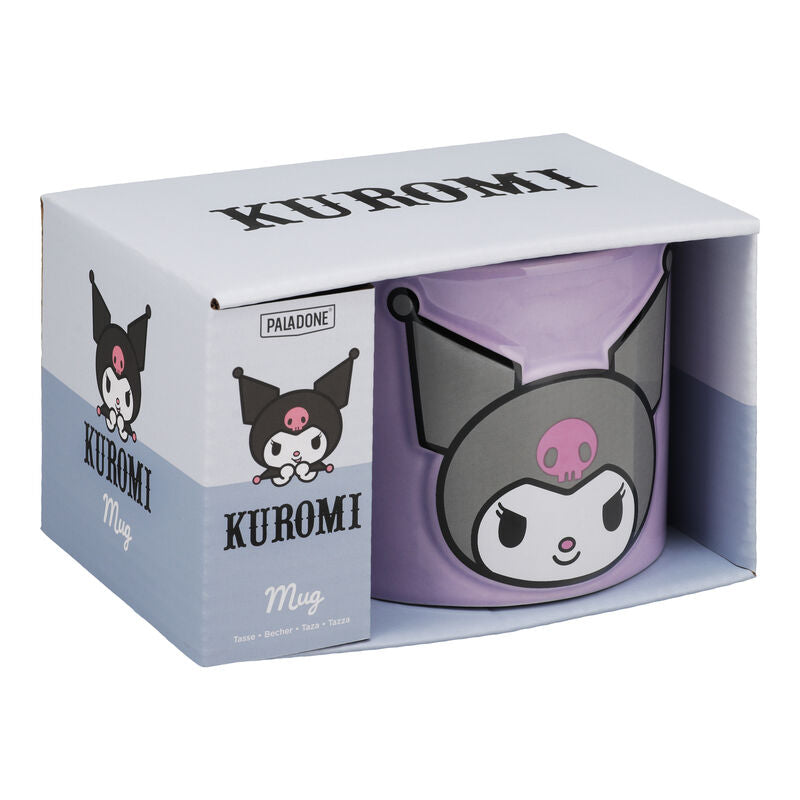 Sanrio – Mug Kuromi Gravé 400ml  Tasse kawaii officielle Hello Kitty & Friends