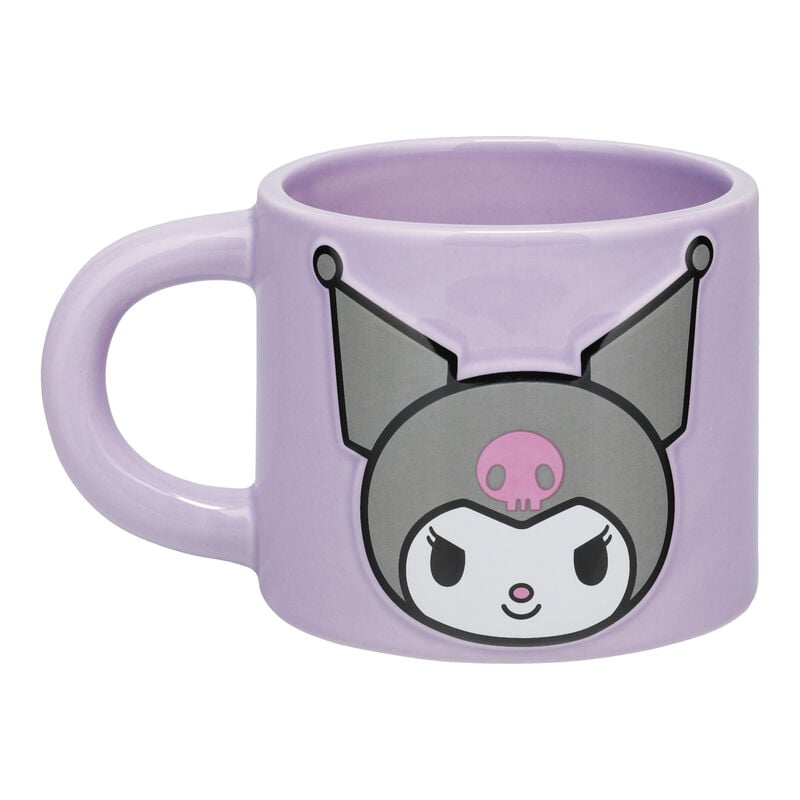 Sanrio – Mug Kuromi Gravé 400ml  Tasse kawaii officielle Hello Kitty & Friends