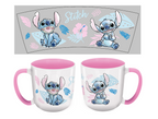 Disney – Mug Elite Stitch Watercolor Rose 384ml