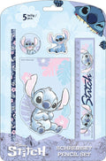 DISNEY – Stitch Watercolor – Set de Papeterie 5 pièces