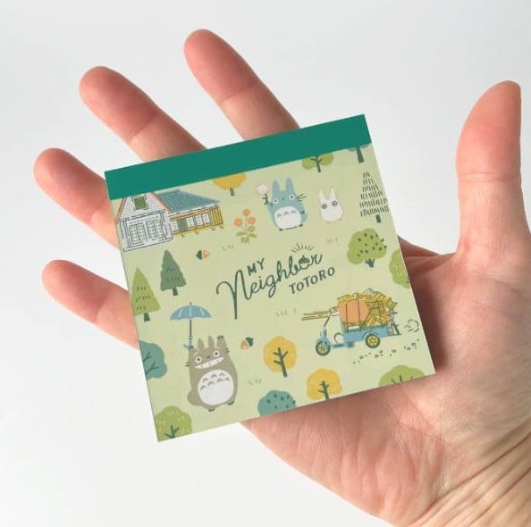 Mon Voisin Totoro – Bloc Mémo Forêt 7.5 x 7.5 cm