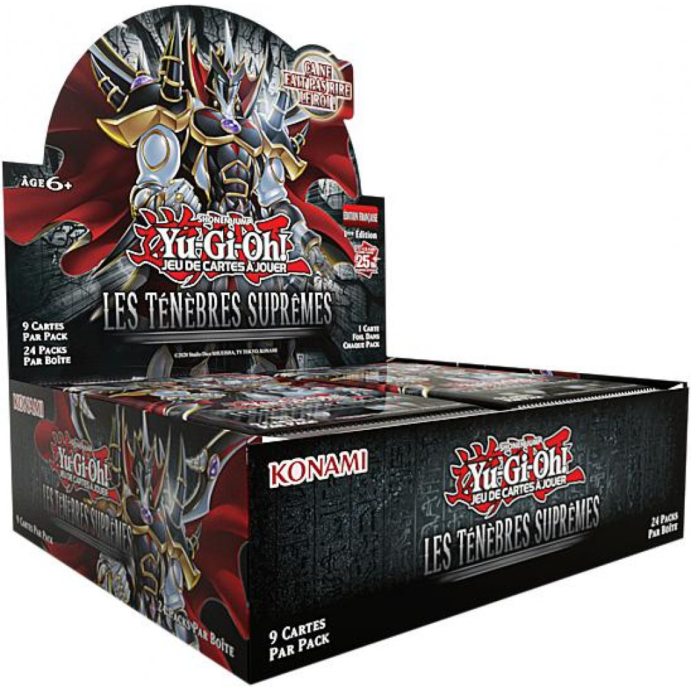 YU-GI-OH!  Les Ténèbres Suprêmes Display 24 Boosters FR  Édition Officielle Konami