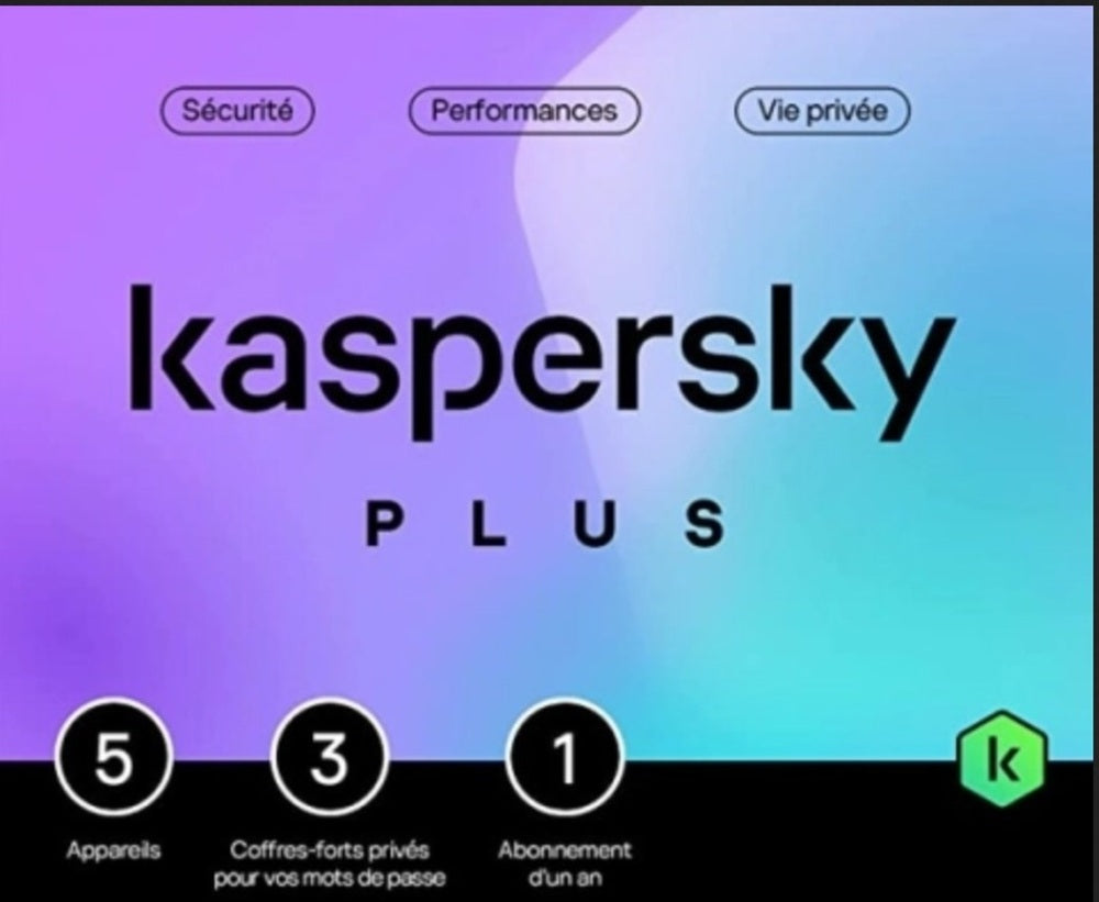Kaspersky Plus — 1 an