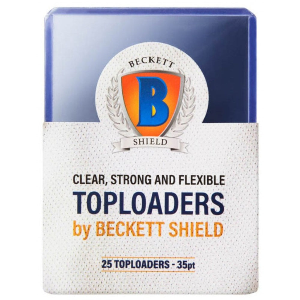 Toploaders 35pt – Pack de 25 protège-cartes rigides  – Beckett Shield
