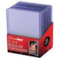 Toploaders Ultra PRO 3"×4" – Pack de 25 (35pt) pour cartes standard