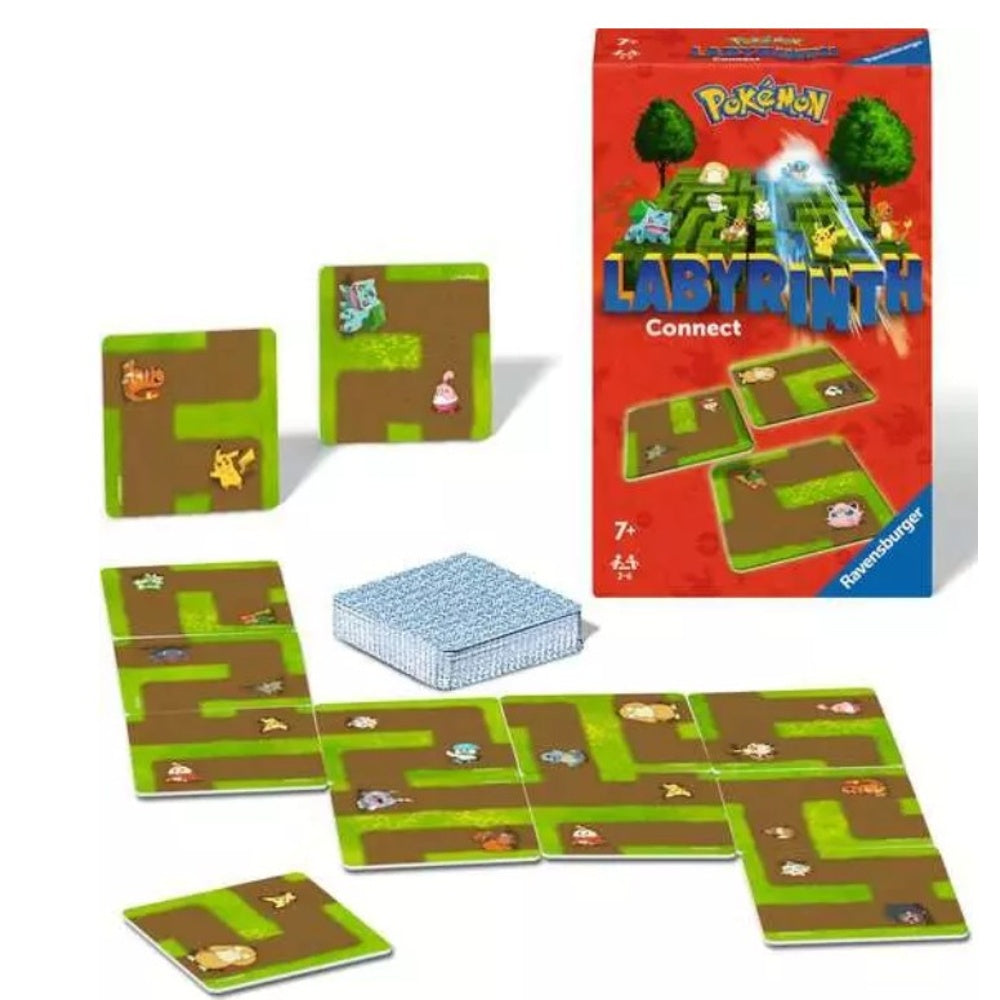 Mini Jeu Pokémon Labyrinth Connect (Format poche, 7+, 2–6 joueurs) Ravensburger