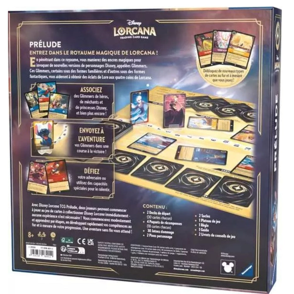Disney Lorcana – Prélude (Set d’initiation FR) : Apprends à jouer pas à pas