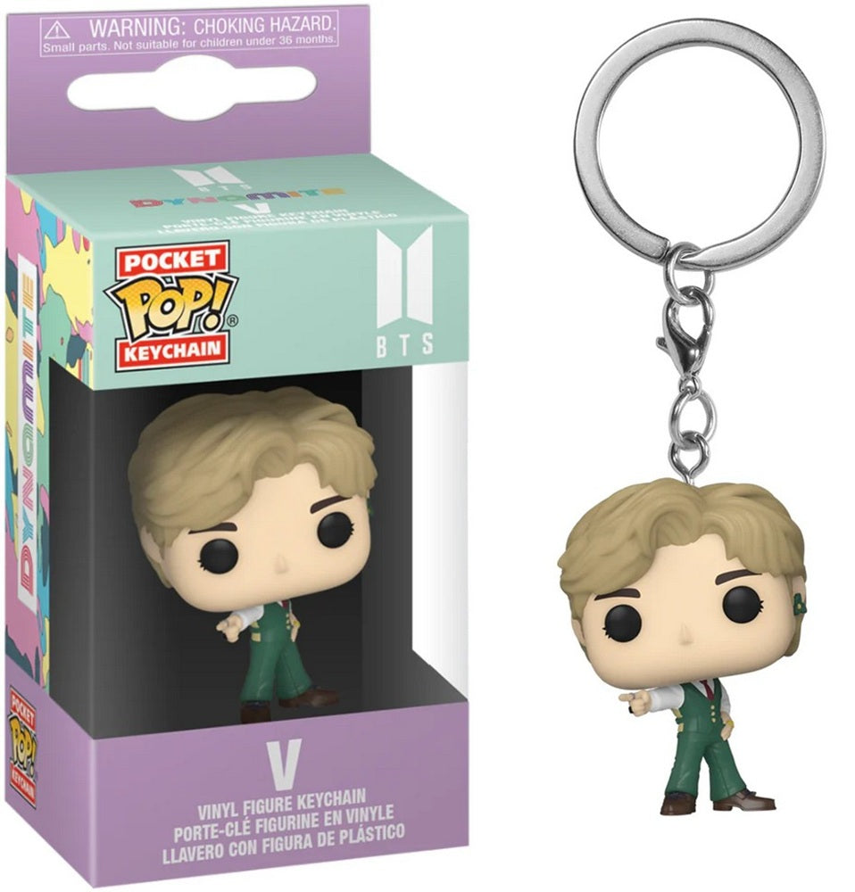 BTS – Pocket Pop Keychains RM, V, Jin & Jimin – Collection Dynamite / Proof Funko