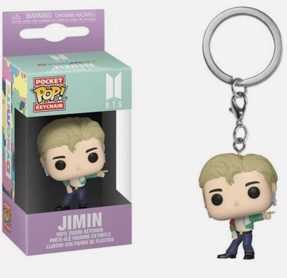 BTS – Pocket Pop Keychains RM, V, Jin & Jimin – Collection Dynamite / Proof Funko