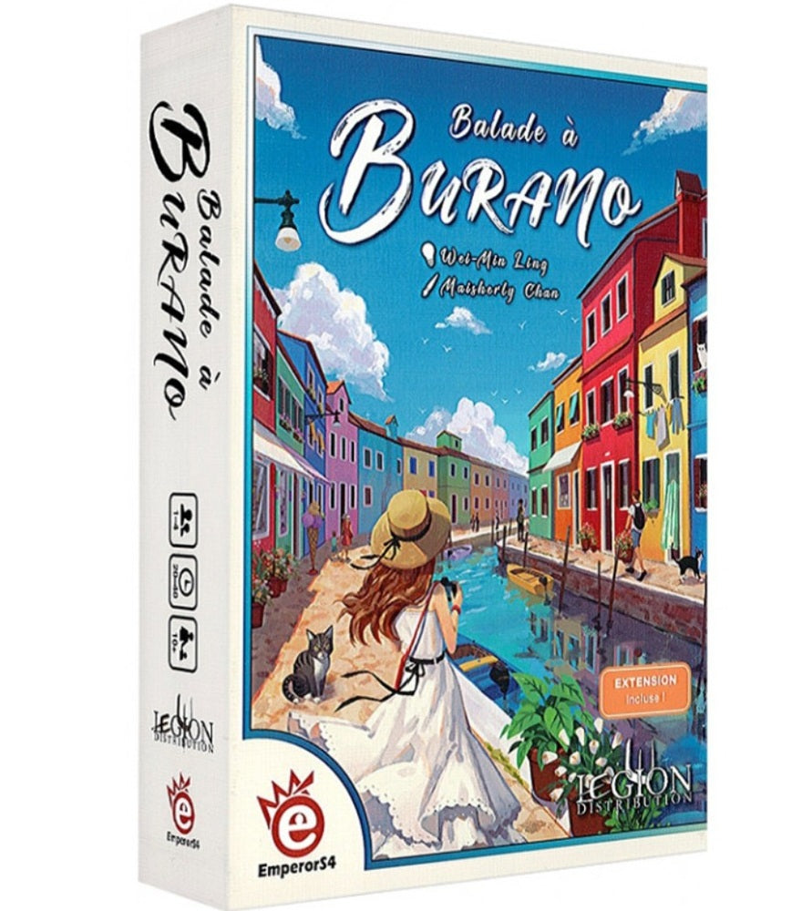 Balade à Burano – Jeu de Société  Décoration, Stratégie & Ambiance Vénitienne