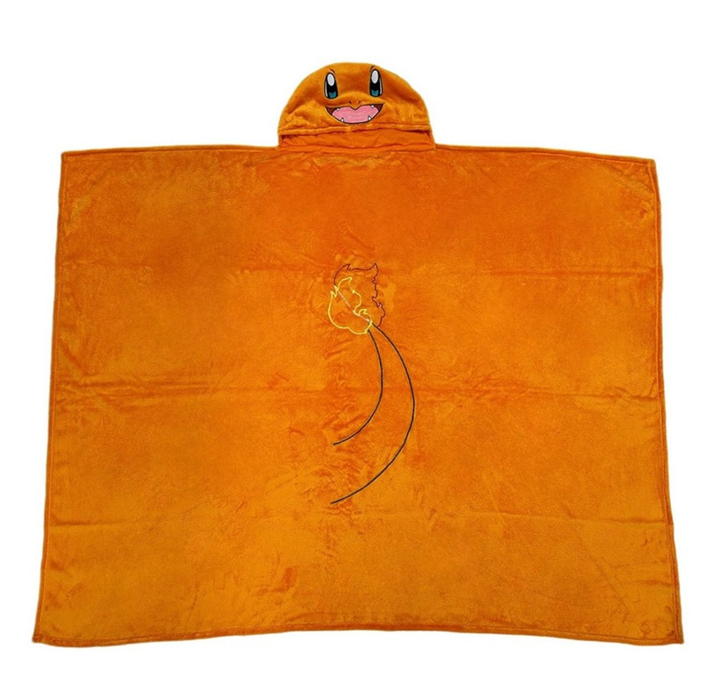 POKÉMON Plaid Polaire à Capuche Salamèche