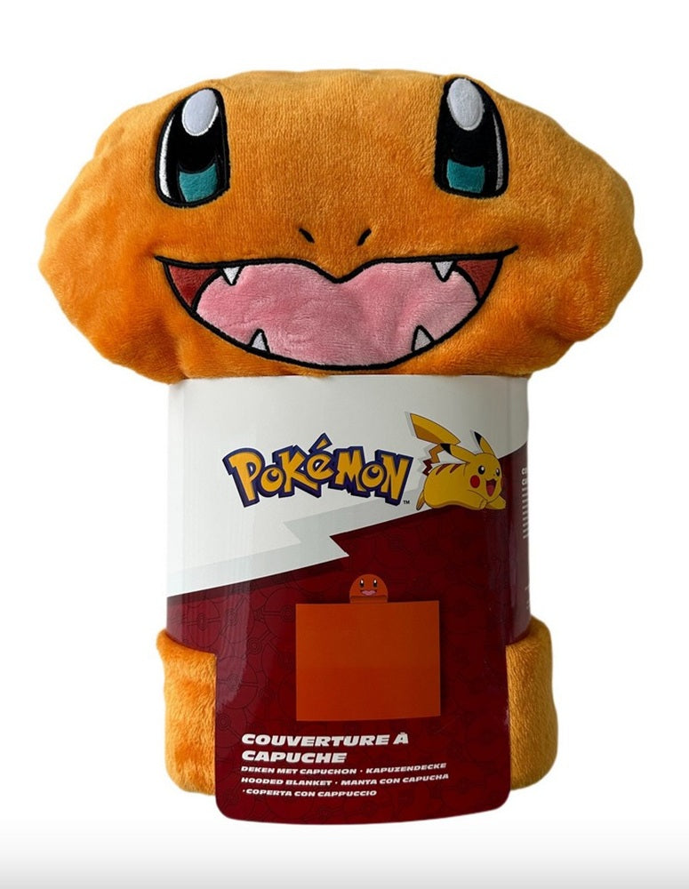 POKÉMON Plaid Polaire à Capuche Salamèche