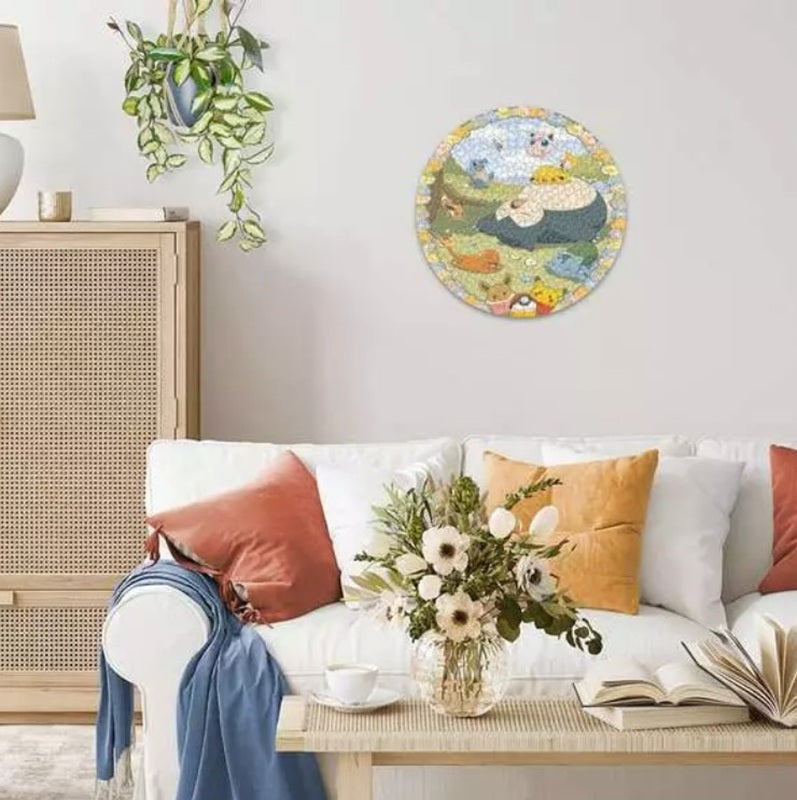 RAVENSBURGER Pokémon en Fleurs Puzzle Rond