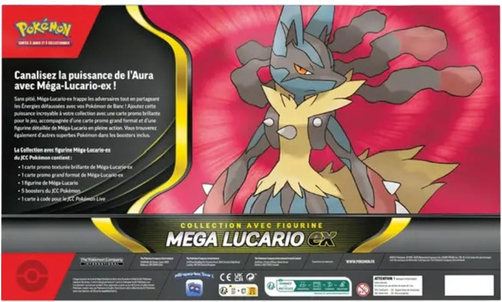 POKÉMON Coffret Premium Méga-Lucario-EX avec Figurine+