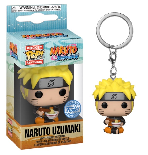 NARUTO SHIPPUDEN – Pocket Pop Keychains  Naruto avec Nouilles & Ino Yamanaka – Collection Funko Officielle