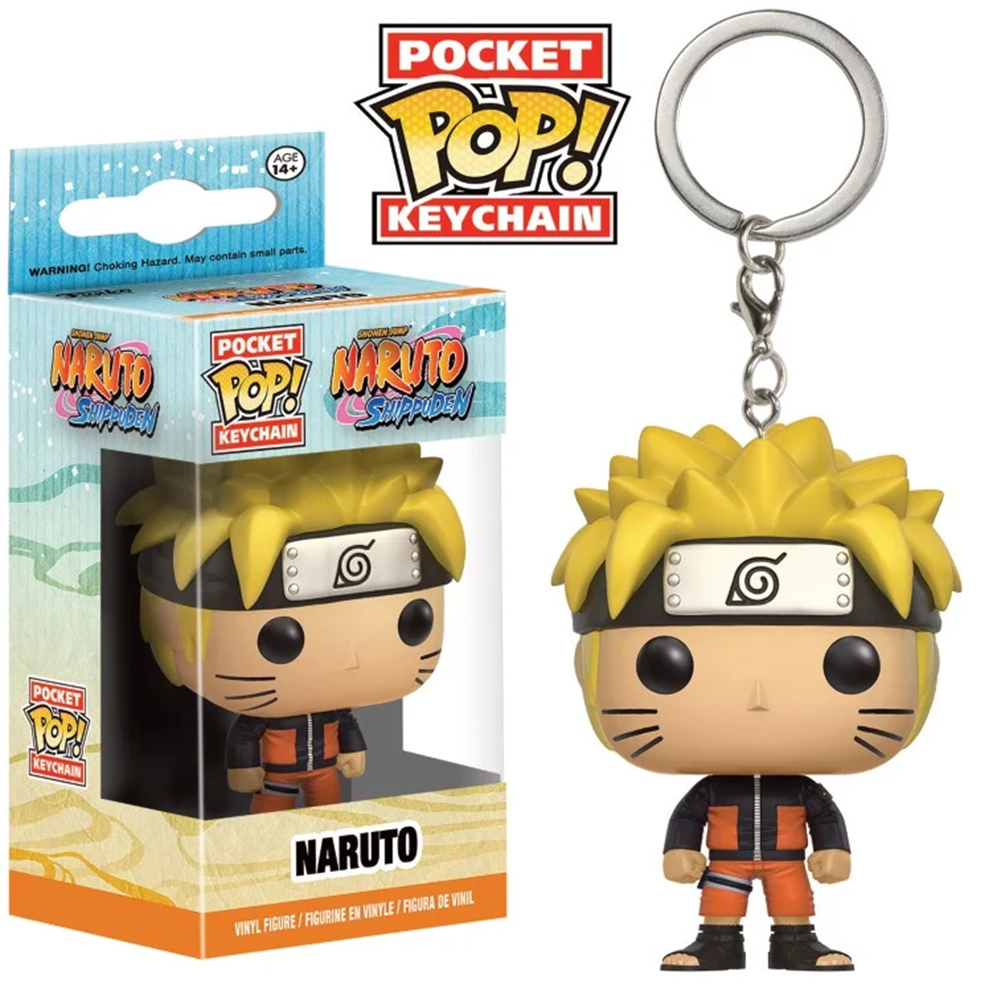 NARUTO SHIPPUDEN – Pocket Pop Keychains  Naruto avec Nouilles & Ino Yamanaka – Collection Funko Officielle