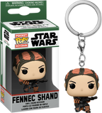 STAR WARS – Porte-clés Funko Pocket Pop Collection (Ahsoka, Obi-Wan, Boba Fett) Édition Disney+