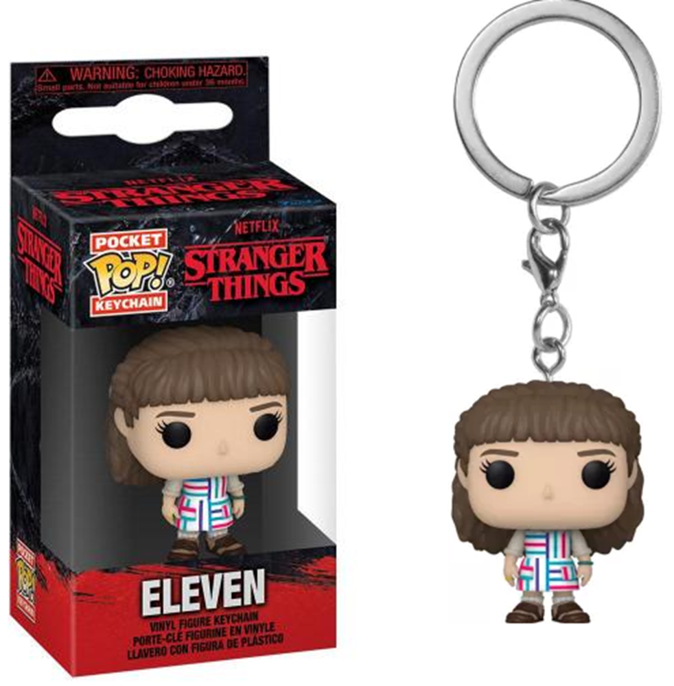 STRANGER THINGS S4 – Porte-clés Funko Pocket Pop Eleven