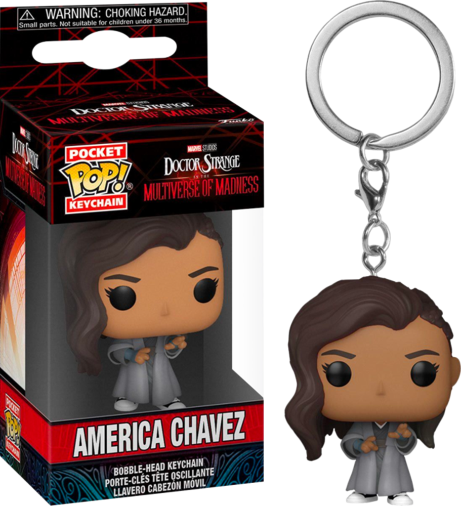 DOCTOR STRANGE 2 – Porte-clés Funko Pocket Pop America Chavez