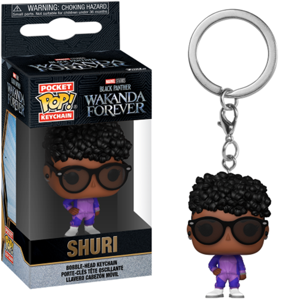 BLACK PANTHER: WAKANDA FOREVER – Porte-clés Funko Pocket Pop Shuri