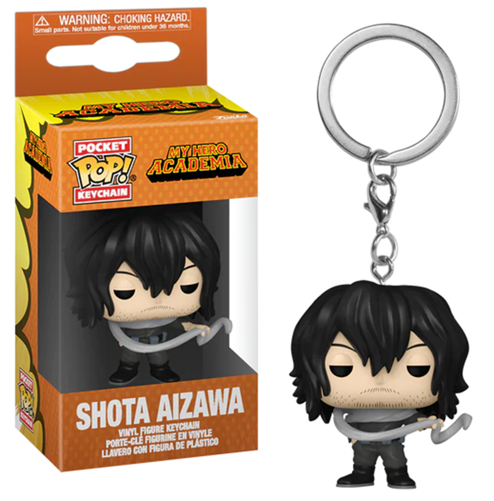 MY HERO ACADEMIA – Pocket Pop Keychains (Mirko, Compress, Toga, Twice, Kurogiri, Hitoshi Shinso, Shota Aizawa)