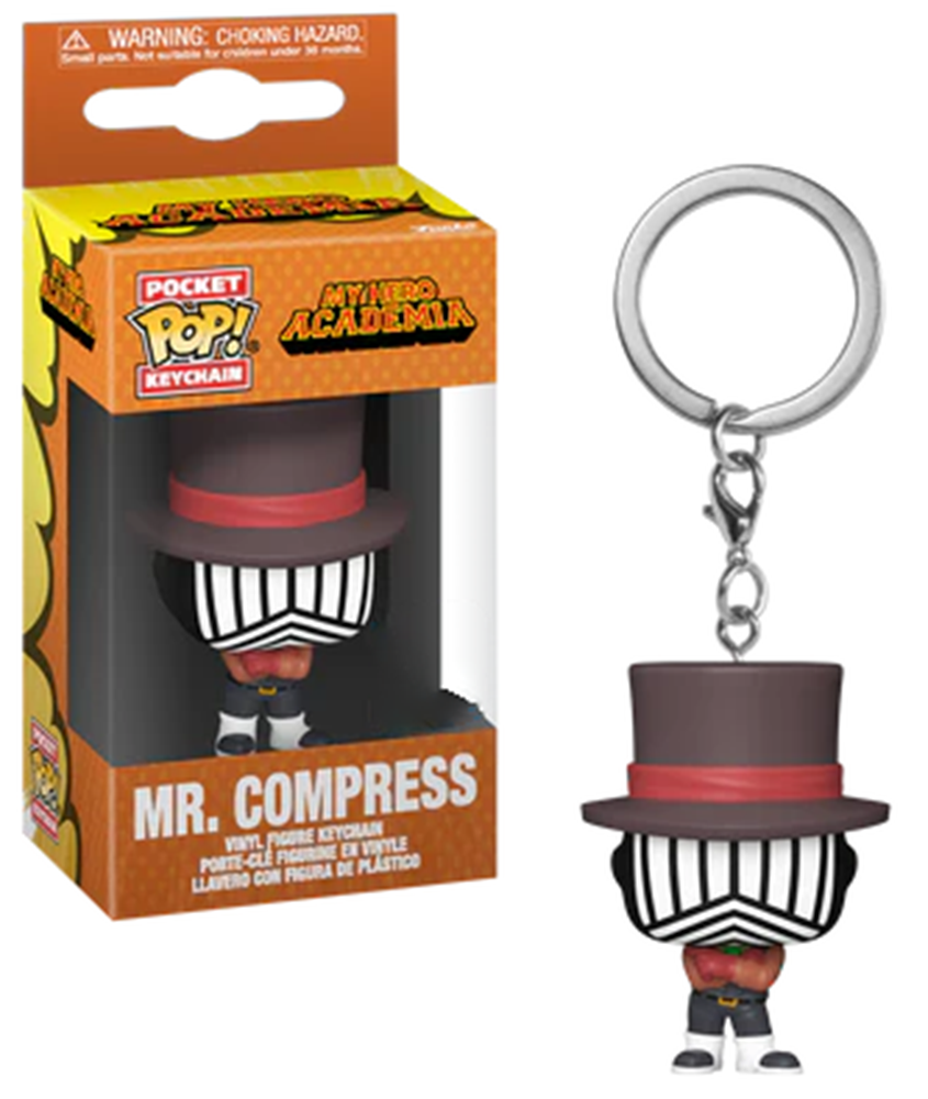 MY HERO ACADEMIA – Pocket Pop Keychains (Mirko, Compress, Toga, Twice, Kurogiri, Hitoshi Shinso, Shota Aizawa)