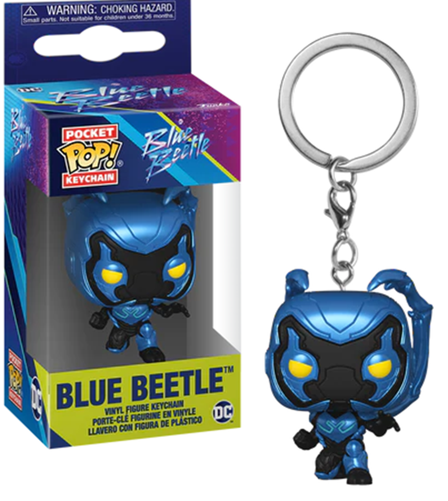 BLUE BEETLE – Pocket Pop ! Porte-clés Funko Pop DC Comics