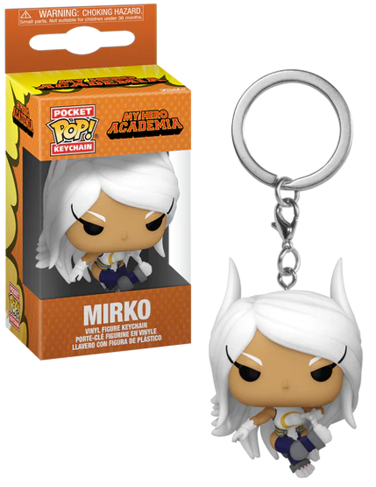 MY HERO ACADEMIA – Pocket Pop Keychains (Mirko, Compress, Toga, Twice, Kurogiri, Hitoshi Shinso, Shota Aizawa)
