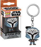 STAR WARS – Porte-clés Funko Pocket Pop Collection (Ahsoka, Obi-Wan, Boba Fett) Édition Disney+