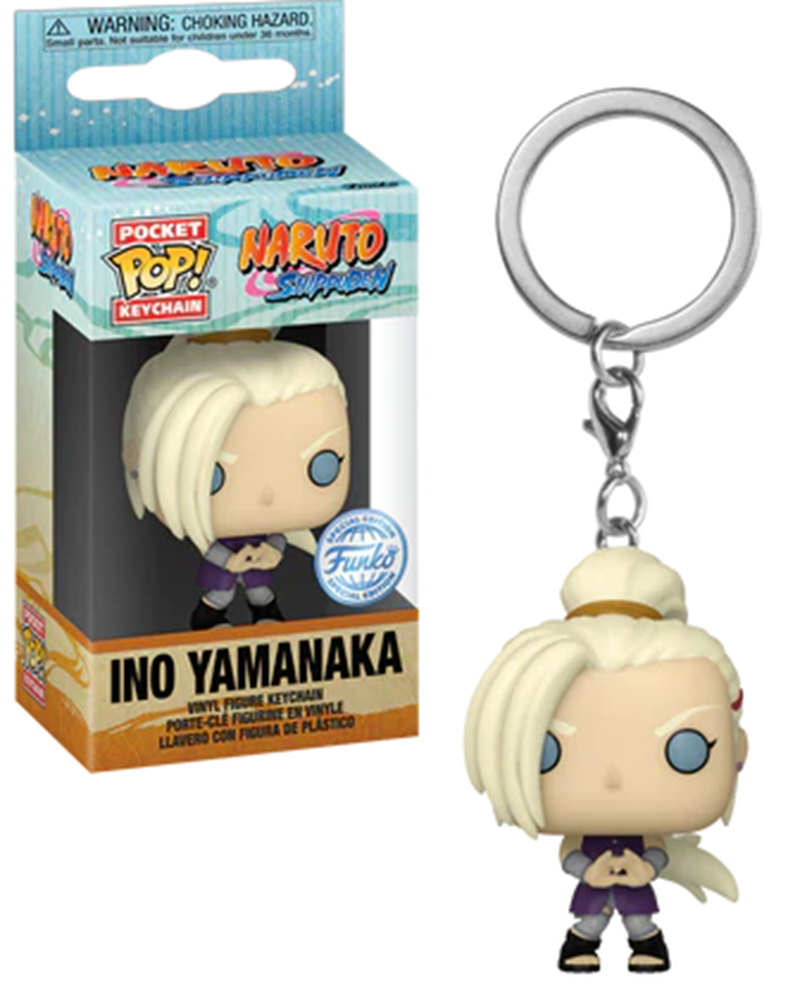 NARUTO SHIPPUDEN – Pocket Pop Keychains  Naruto avec Nouilles & Ino Yamanaka – Collection Funko Officielle