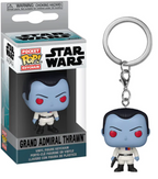 STAR WARS – Porte-clés Funko Pocket Pop Collection (Ahsoka, Obi-Wan, Boba Fett) Édition Disney+