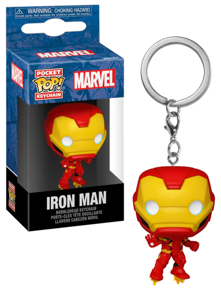 MARVEL – Pocket Pop Keychains  Iron Man, Hulk & Photon
