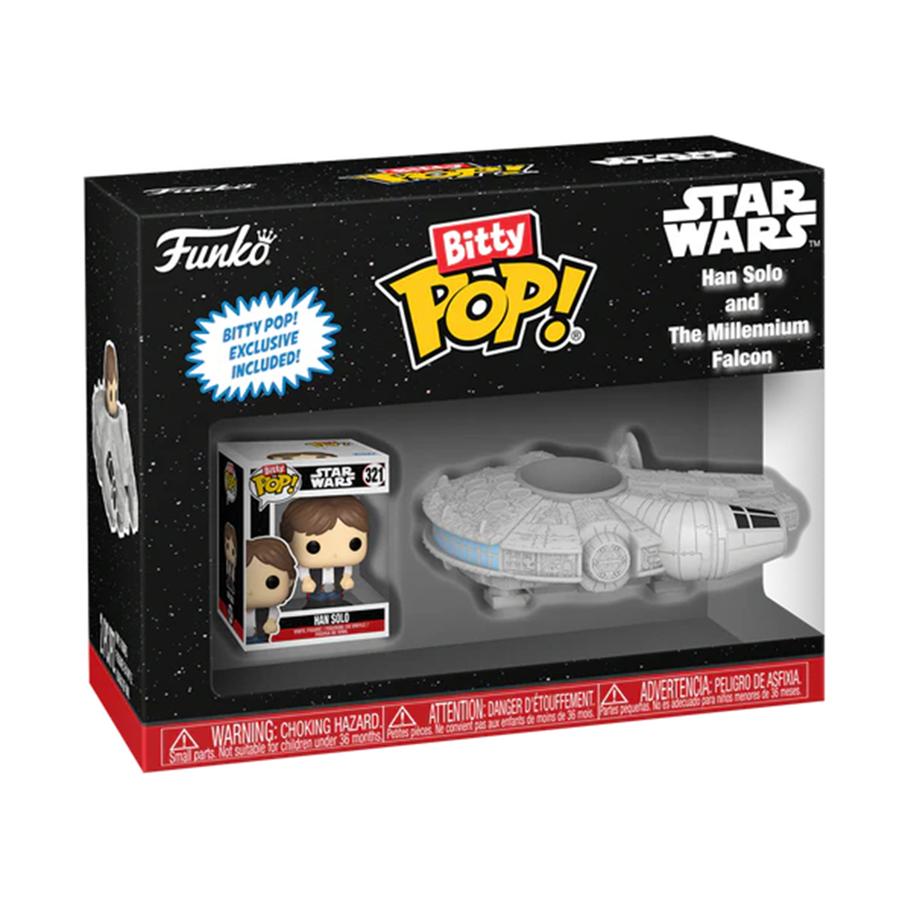 Star Wars – Bitty Pop Ride – Han Solo avec Faucon Millenium