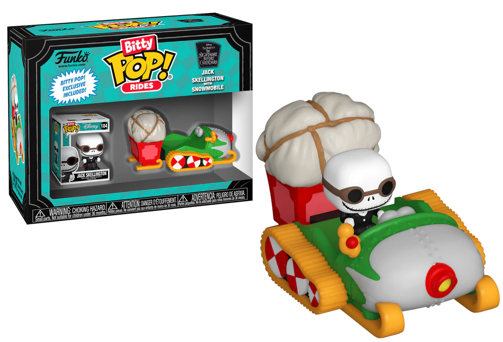 The Nightmare Before Christmas – Bitty Pop Ride – Jack Skellington avec Snowmobile