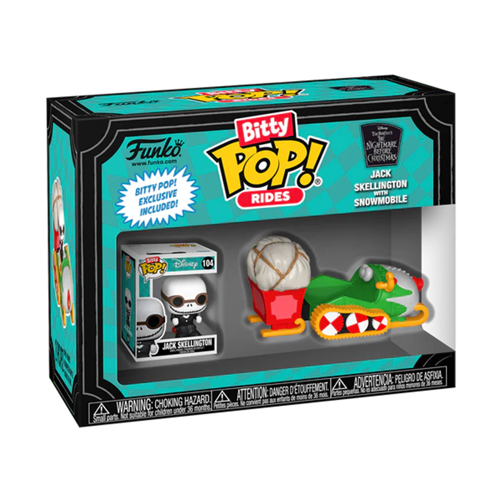 The Nightmare Before Christmas – Bitty Pop Ride – Jack Skellington avec Snowmobile