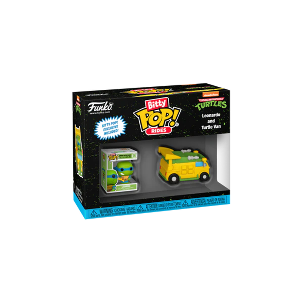 Tortues Ninja – Bitty Pop Ride – Leonardo avec Turtle Van