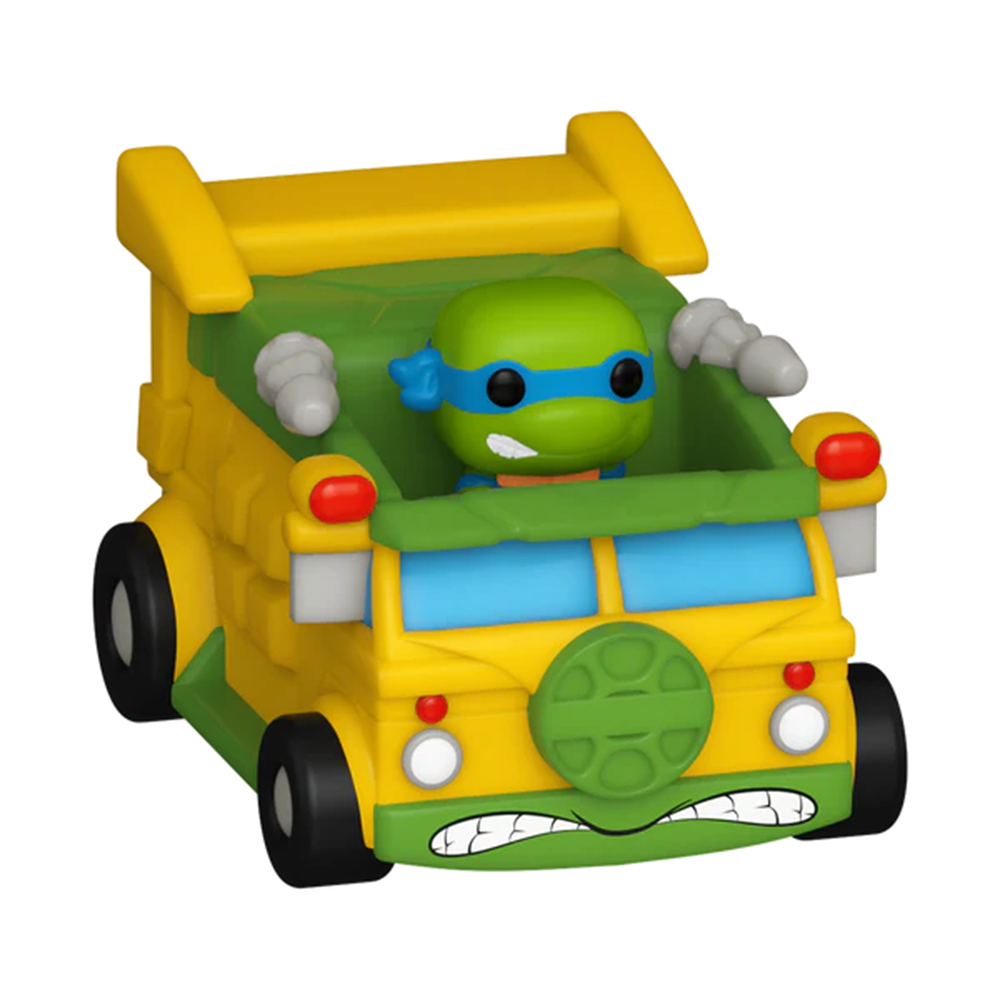 Tortues Ninja – Bitty Pop Ride – Leonardo avec Turtle Van