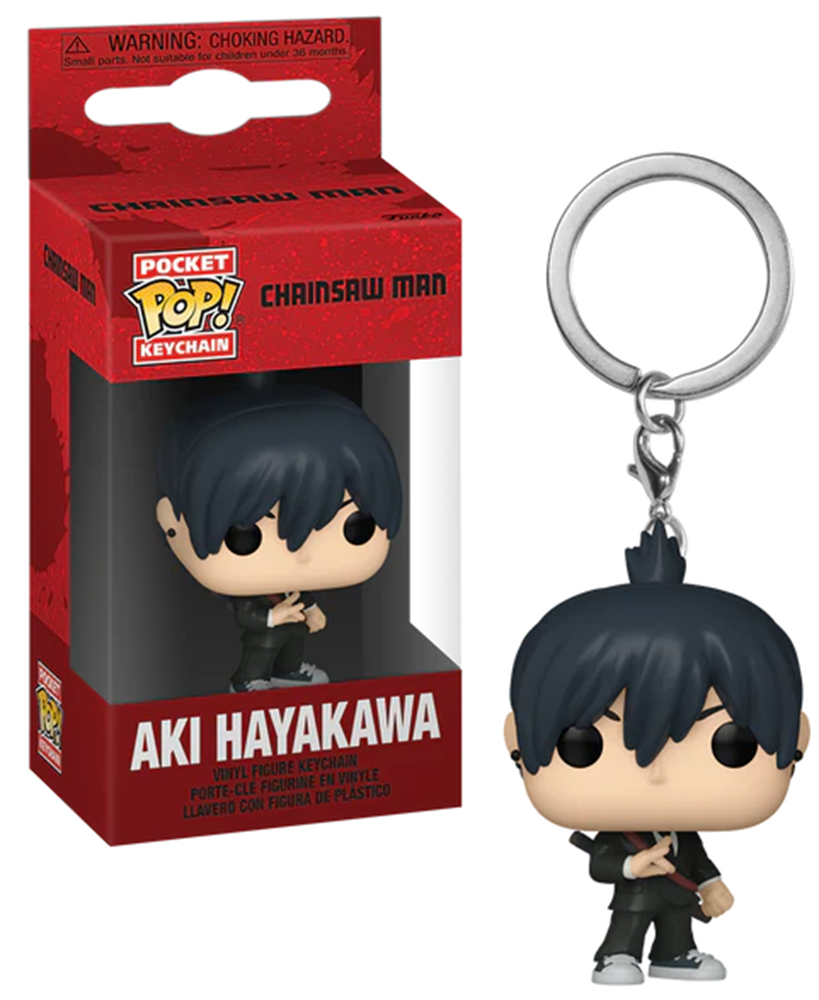 CHAINSAW MAN – Pocket Pop Keychains  (Pochita, Denji, Power & Aki)
