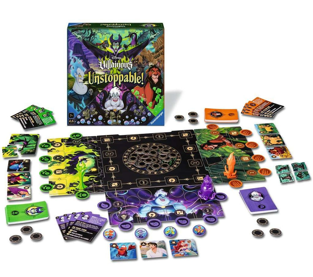 DISNEY VILLAINOUS – Unstoppable – Jeu de Plateau