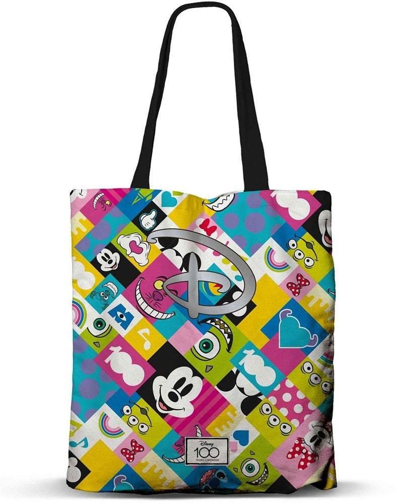 DISNEY 100 Ans – Tote Bag Premium Collage 40x33x1cm