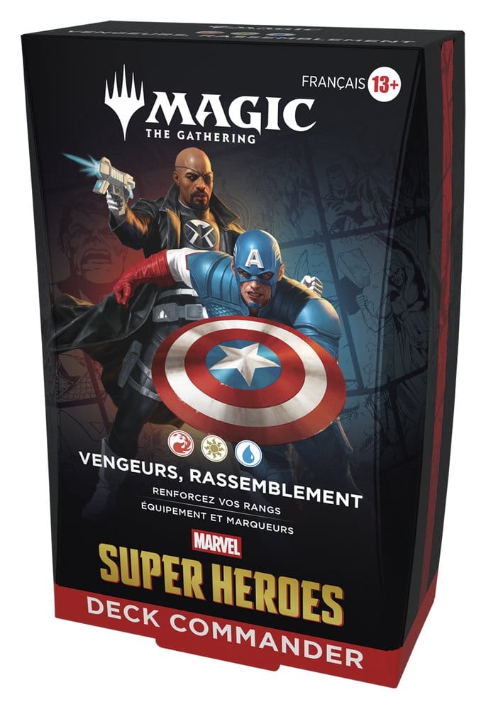 Magic the Gathering Marvel Super Heroes Commander Decks Carton FRANCAIS