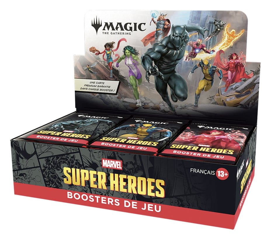 Magic the Gathering Marvel Super Heroes présentoir boosters de jeu (30) *FRANCAIS*